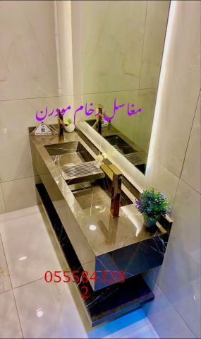  مغاسل رخام , بناء مغاسل رخام حمامات 9