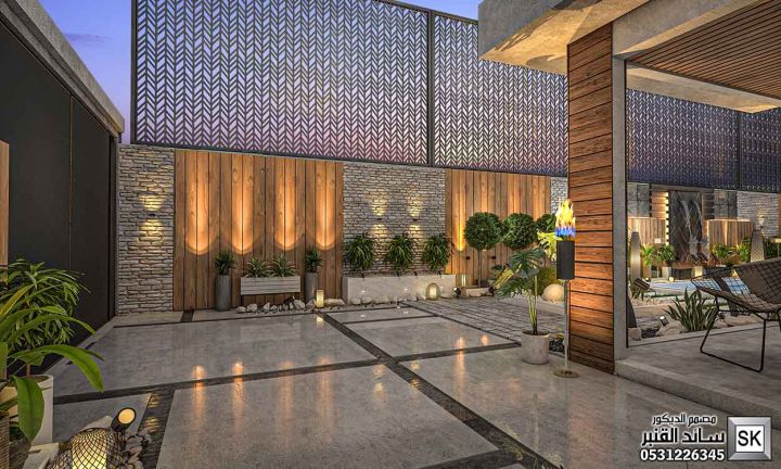 تشطيب لاندسكيب فاخر في الرياض 5