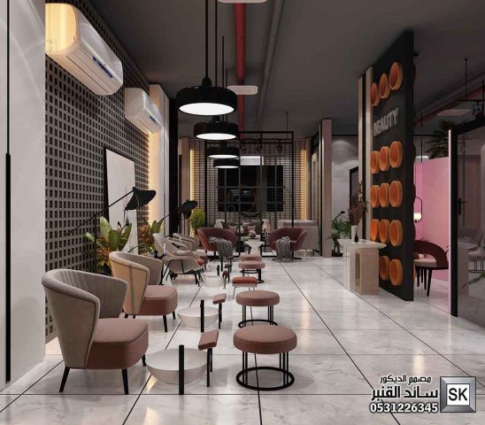 تصميم و تنفيذ صالونات تجميل نسائية في الرياض 9