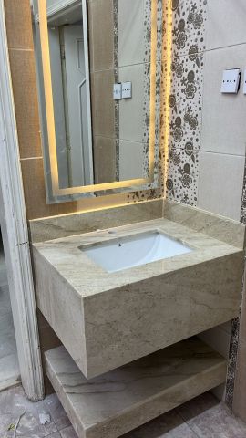  مغاسل رخام ، ديكورات مغاسل حمامات ,صور مغاسل 9