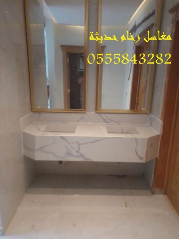  مغاسل رخام , تركيب وتفصيل مغاسل رخام حمامات في مدينة الرياض 8