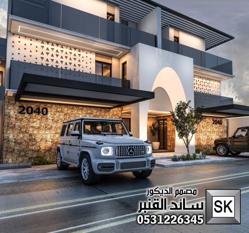 تصميم و تنفيذ واجهات دوبلكس فخمة في الرياض 10