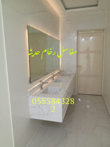   مغاسل رخام ، اجمل ديكورات مغاسل 3