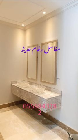   مغاسل رخام ، اجمل ديكورات مغاسل 4
