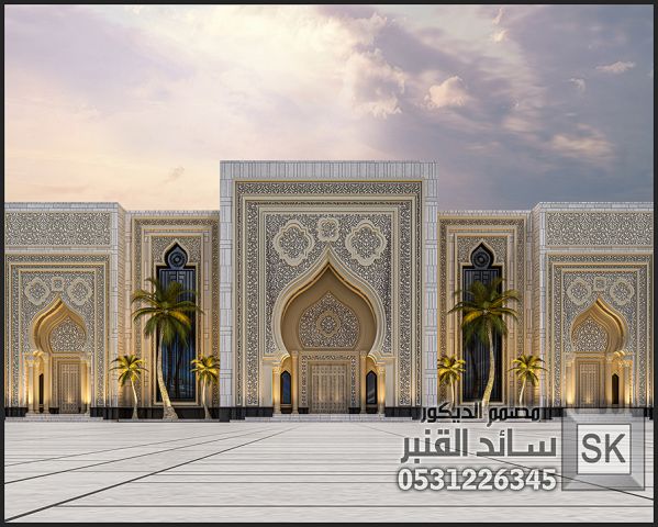 تصميم واجهات أندلسية في الرياض 2