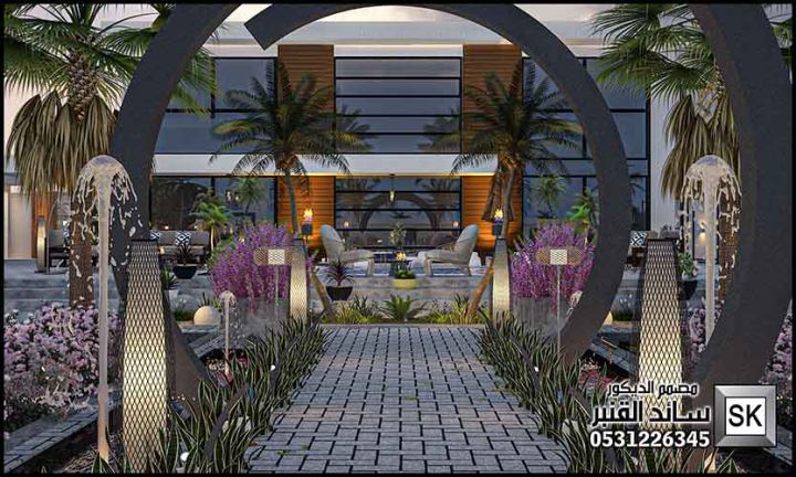 تصميم و تنفيذ لاندسكيب مزارع في الرياض 2