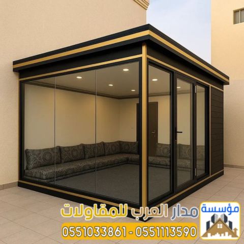 بناء ملاحق مجالس ساندوتش بانل الرياض بأفضل جودة 0551033861 