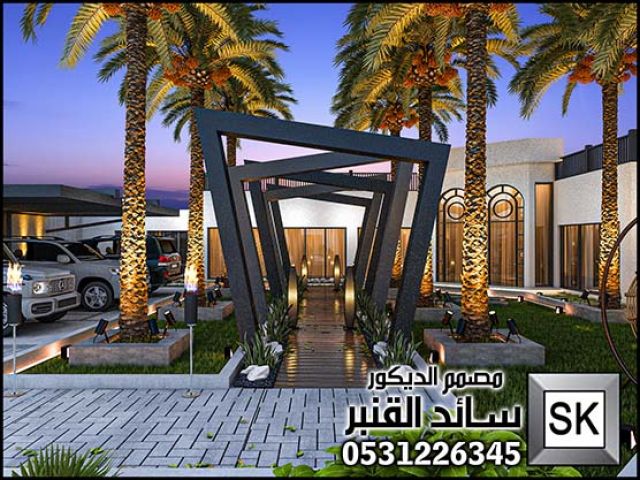 تصميم و تنفيذ لاندسكيب مزارع فخمة في الرياض 6