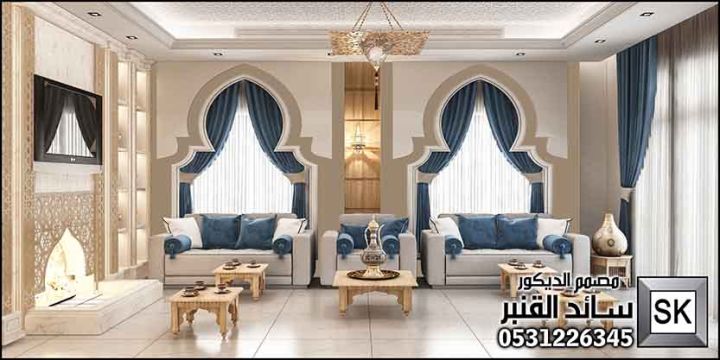 تصميم و تنفيذ ديكور مجالس أندلسية و مغربية فخمة في الرياض 3