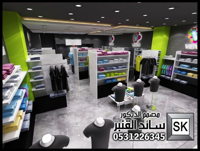 تصميم و تنفيذ محلات تجارية فخمة في الرياض 4