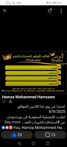 مكتب البرنس للاستخدام الخارجي 