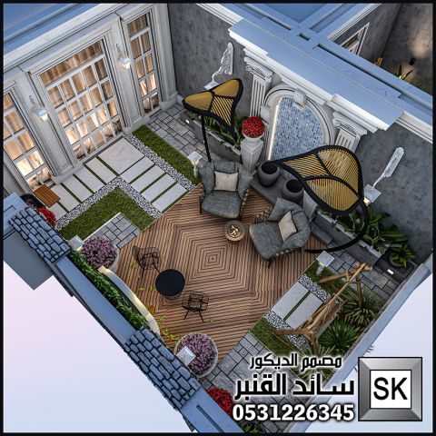 تنسيق حدائق منزلية فخمة في الرياض 3
