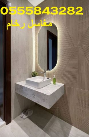  مغاسل رخام , صور مغاسل حديثة 2025 5
