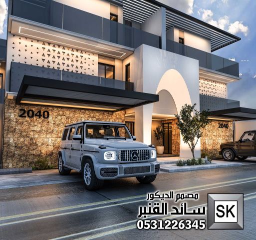 تصميم تاون هاوس بإفكار 2025 في السعودية 8