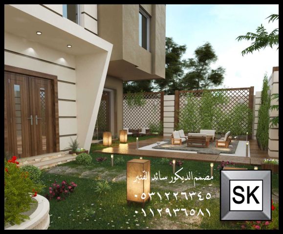 مصمم لاندسكيب منزلي محترف في الرياض 4