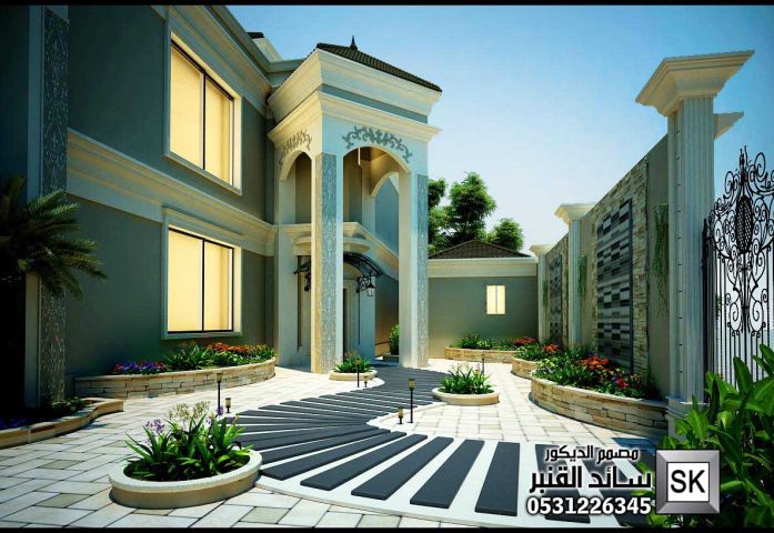 مصمم لاندسكيب منزلي محترف في الرياض 5