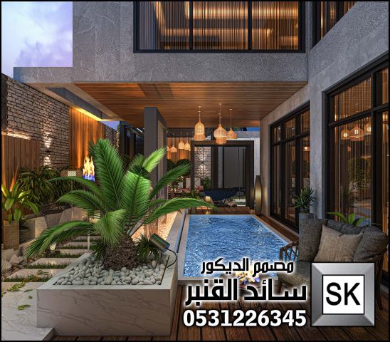 تنسيق لاندسكيب منزلي في الرياض 7