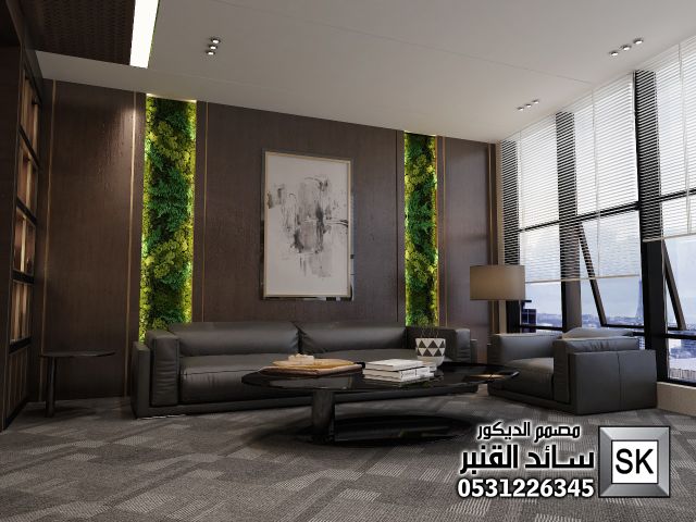 تصميم و تشطيب مكتب إداري فاخر في الرياض 4