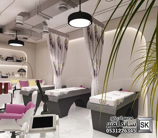 مصمم ديكور صالونات تجميل نسائية في الرياض 5