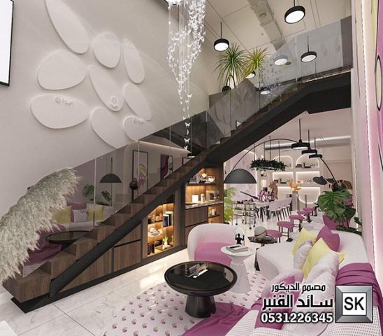 مصمم ديكور صالونات تجميل نسائية في الرياض 9
