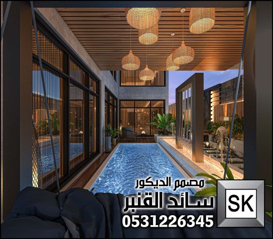 تصميم و تشطيب لاندسكيب منزلي فاخر في الرياض 9