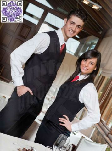 Restaurant and cafe uniforms-أفضل تصميمات الزى الموحد للمطاعم  9