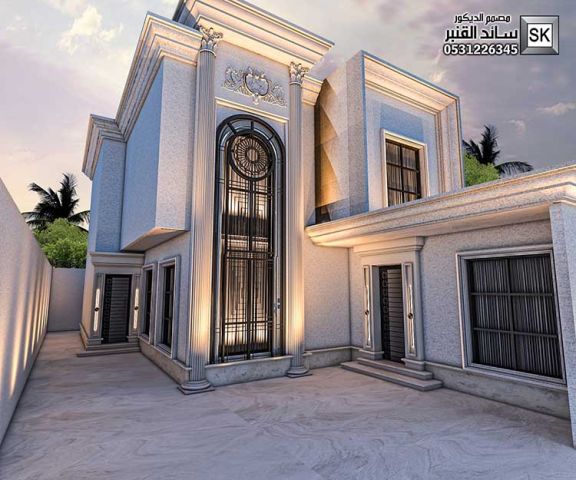 واجهة قصر مصغر في الرياض