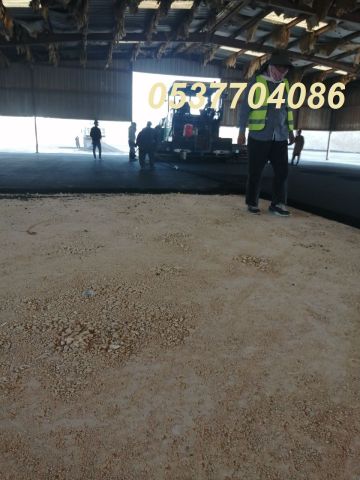  عمل اسفلت امام المنازل في الرياض  086 704 37 05 5