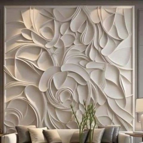 تشطيب جدران خشب حفر 3D في الرياض 9