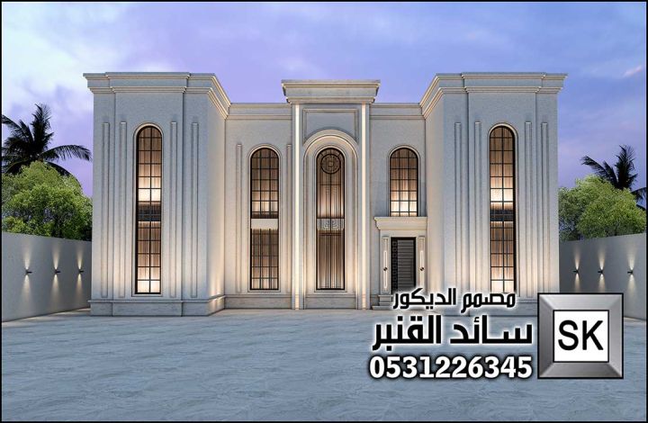 مصمم واجهة فلل خارجية محترف في الرياض 7