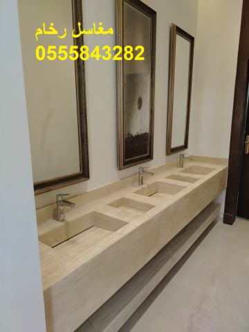  مغاسل رخام , بناء مغاسل رخام حمامات 2