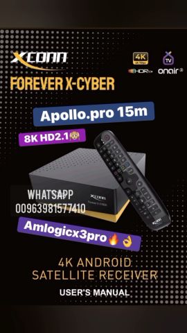 XCONN FOREVER X-CYBER Satellite Receiver Android 8k 4
