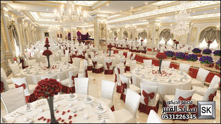        تصميم و ترميم قصر مناسبات و إحنفالات و أفراح في السعودية 5