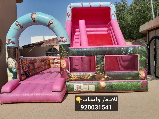 ايجار نطيطات زحاليق مائيه العاب هوائيه  3