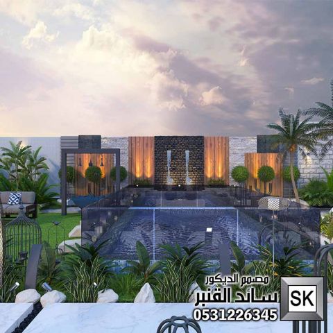 مصمم لاندسكيب إستراحات في الرياض 3