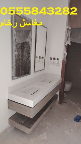  مغاسل رخام , بناء مغاسل رخام حمامات 6