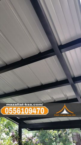 تركيب مظلات ساندوتش بانل في الطائف والباحة | جودة عالية 055610947 3