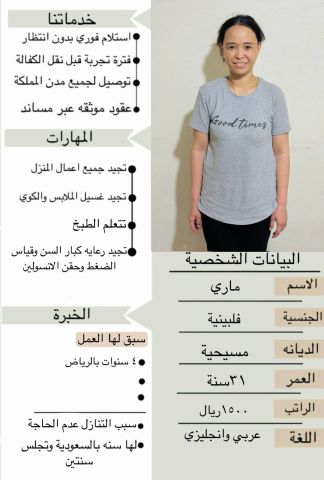 يوجد ومطلوب عاملات منزلية للتنازل من جميع الجنسيات إستلام فوري  4