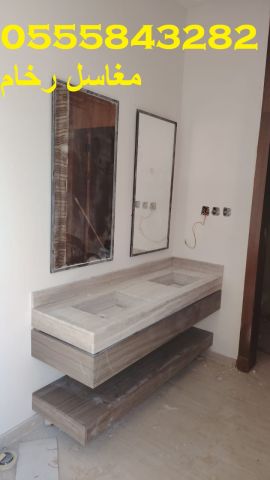  مغاسل رخام ، بناء مغاسل رخام حمامات 5