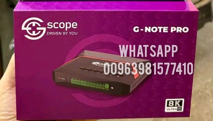 SCOPE G-NOTE PRO 8K ANDROID FOREVER