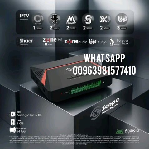 SCOPE G-NOTE PRO 8K ANDROID FOREVER 2