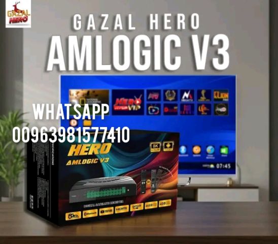 GAZAL HERO amlogic v3 4k Android forever 