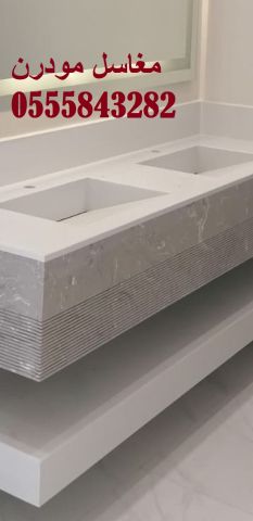   مغاسل رخام , ديكورات مغاسل حمامات جديدة 2