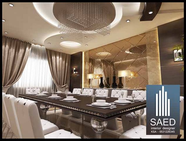 تصميم و تشطيب ديكور غرف طعام في الرياض 6