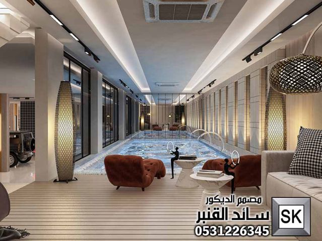 تصميم و تشطيب ديكور داخلي قبو ترفيهي في الرياض 10