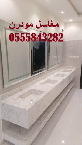   مغاسل رخام , ديكور مغاسل حديثة ، مغاسل حمامات الرياض 4