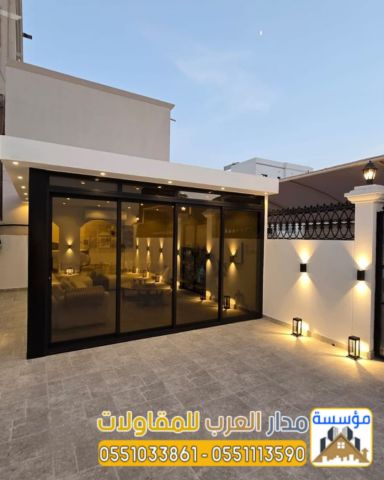 ملاحق خارجية أسمنت بورد زجاجية بالرياض 0551033861 4