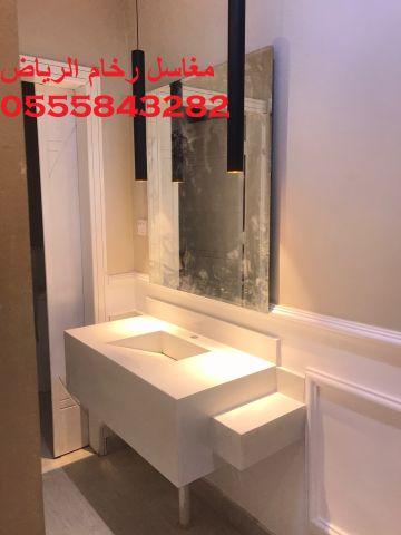  مغاسل رخام , صور مغاسل حديثة 2025 3