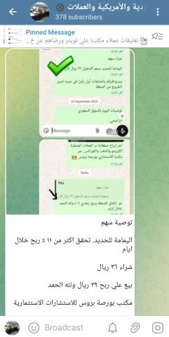 إدارة المحافظ للأسهم الأمريكية والسعودية واتوصيات الذهبية  9