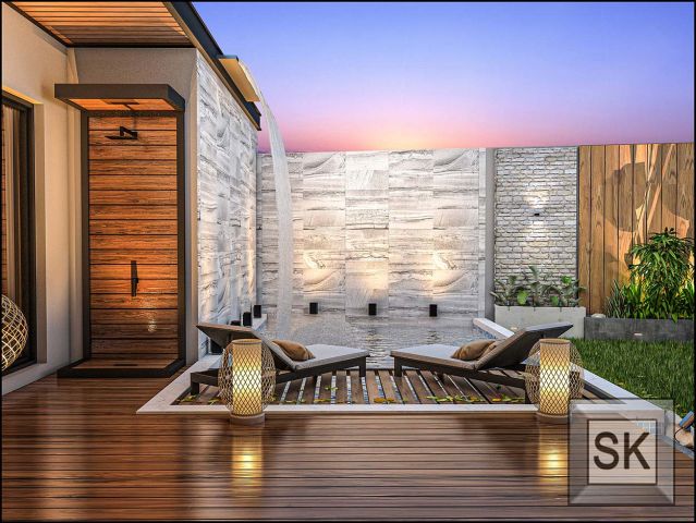 تصميم و تنسيق حدائق شاليهات و إستراحات في السعودبة 3